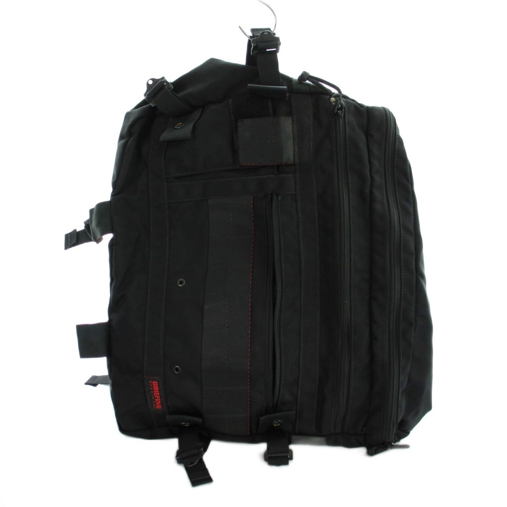 【中古】ブリーフィング BRIEFING リュックサック バックパック キャンバス ロゴ 黒 ブラック ■GY42 /MQ メンズ 【ベクトル 古着】 260312