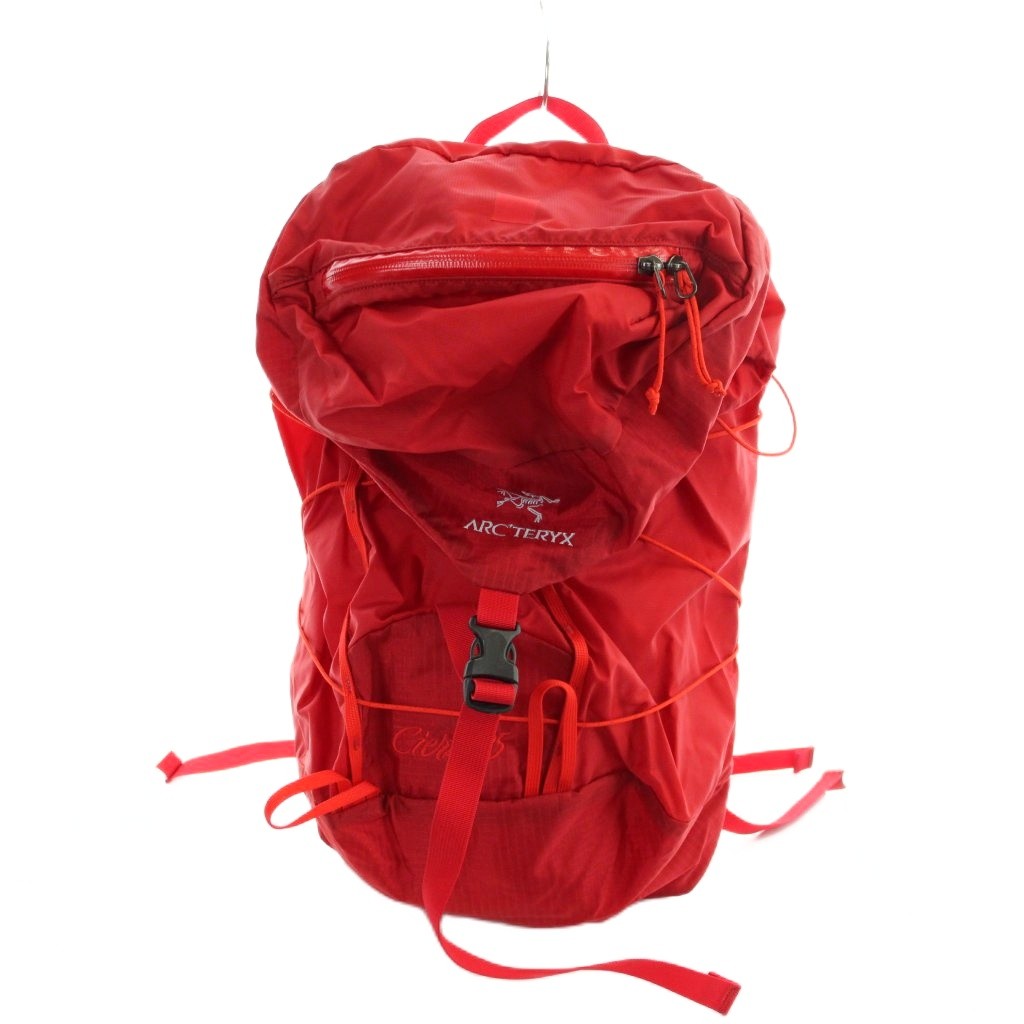 【中古】アークテリクス ARC'TERYX 14435 リュックサック バックパック ナイロン トレッキング ロゴ 赤 レッド ■GY11 /MQ メンズ 【ベクトル 古着】 260312