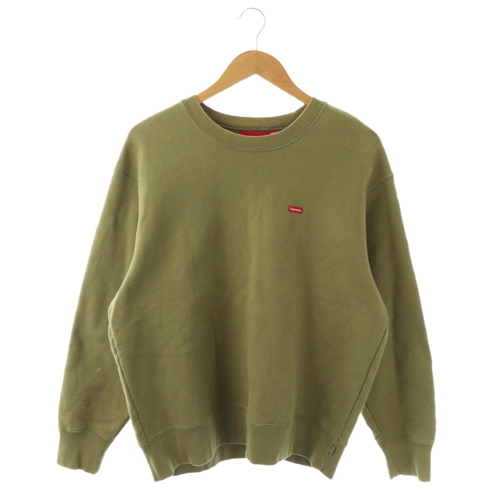 【中古】シュプリーム SUPREME 汗水 調教師 ロゴタイプ S カーキ赤銅色 /ES ■GY18 メンズ 【ベクター 古着】 260319