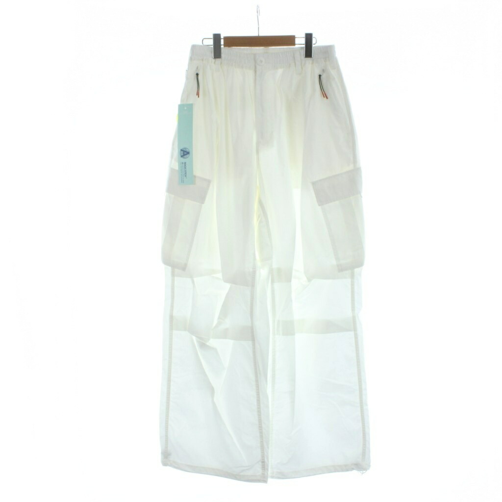 【中古】未使用品 マジックスティック MAGIC STICK 25FW-MS7-005 NEO BDU PANTS ワイドパンツ ジップフライ ロゴ M 白 ホワイト ■GY72 /MQ メンズ 【ベクトル 古着】 260316｜ブランド古着の買取販売ベクトル