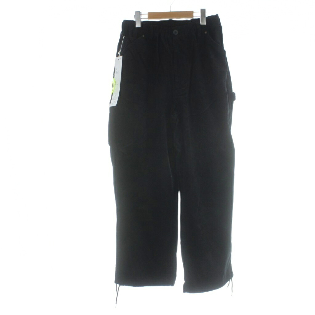 【中古】未使用品 マジックスティック MAGIC STICK 25FW-MS10-030 EZ PAINTER PANTS BLK コーデュロイパンツ ジップフライ タグ付き L 黒 ブラック ■GY72 /MQ メンズ 【ベクトル 古着】 260319