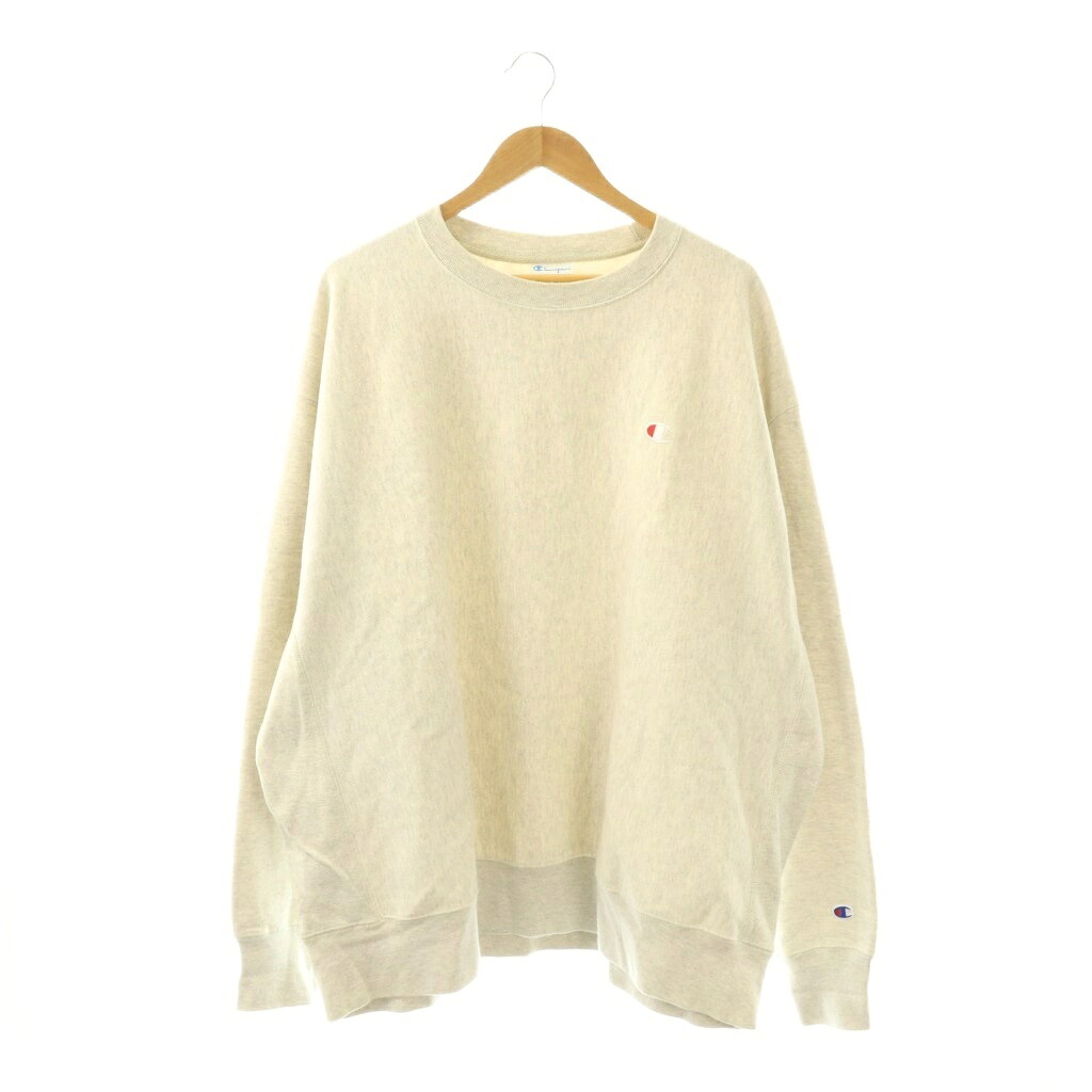 【中古】はやりっ子 CHAMPION 00\u0027s ホンジュラス製 REVERSE WEAVE 流汗 調教師 長袖 裏起毛 3XL 薄墨色 /DO メンズ 【ベクター 古着】 260326