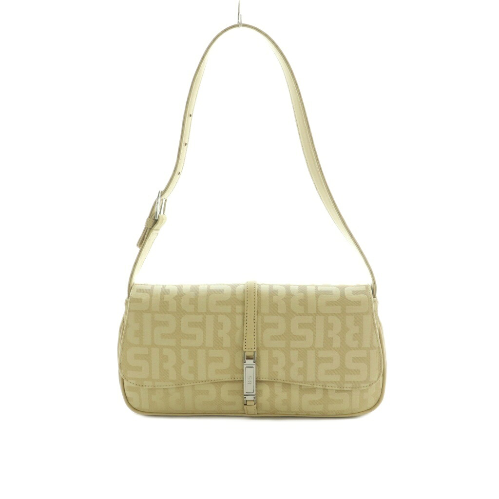 【中古】ソニアリキエル SONIA RYKIEL ワンショルダーバッグ ハンドバッグ 総柄 アイボリー /MI ■GY18 レディース 【ベクトル 古着】 260401