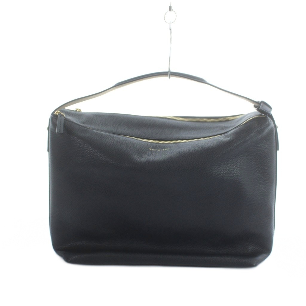 【中古】メアリ オル ターナ MARY AL TERNA ハンド ショルダーバッグ 2WAY レザー ロゴ 黒 ブラック ■GY18 /MQ レディース 【ベクトル 古着】 260320