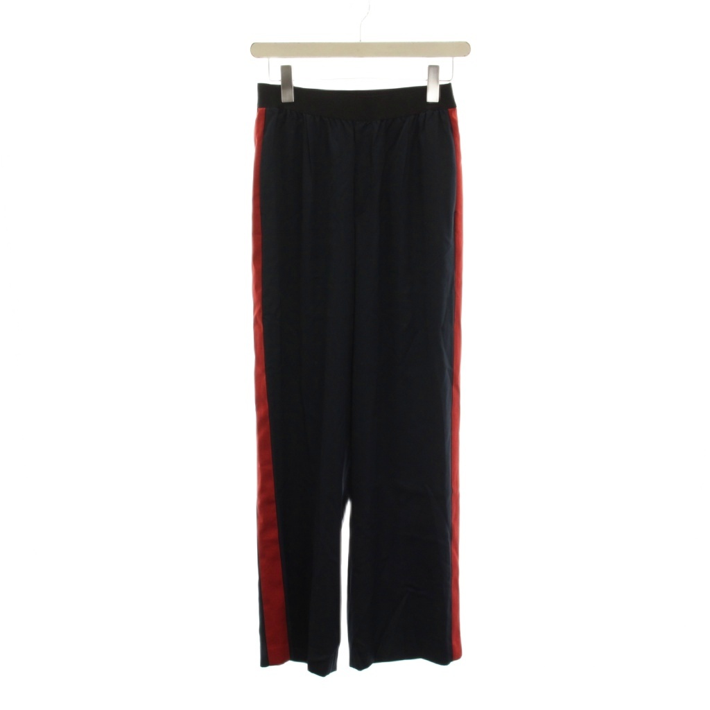【中古】アストラット ASTRAET パンツ 1 紺 ネイビー サイドライン ウエストゴム /LP ■GY69 レディース 【ベクトル 古着】 260324