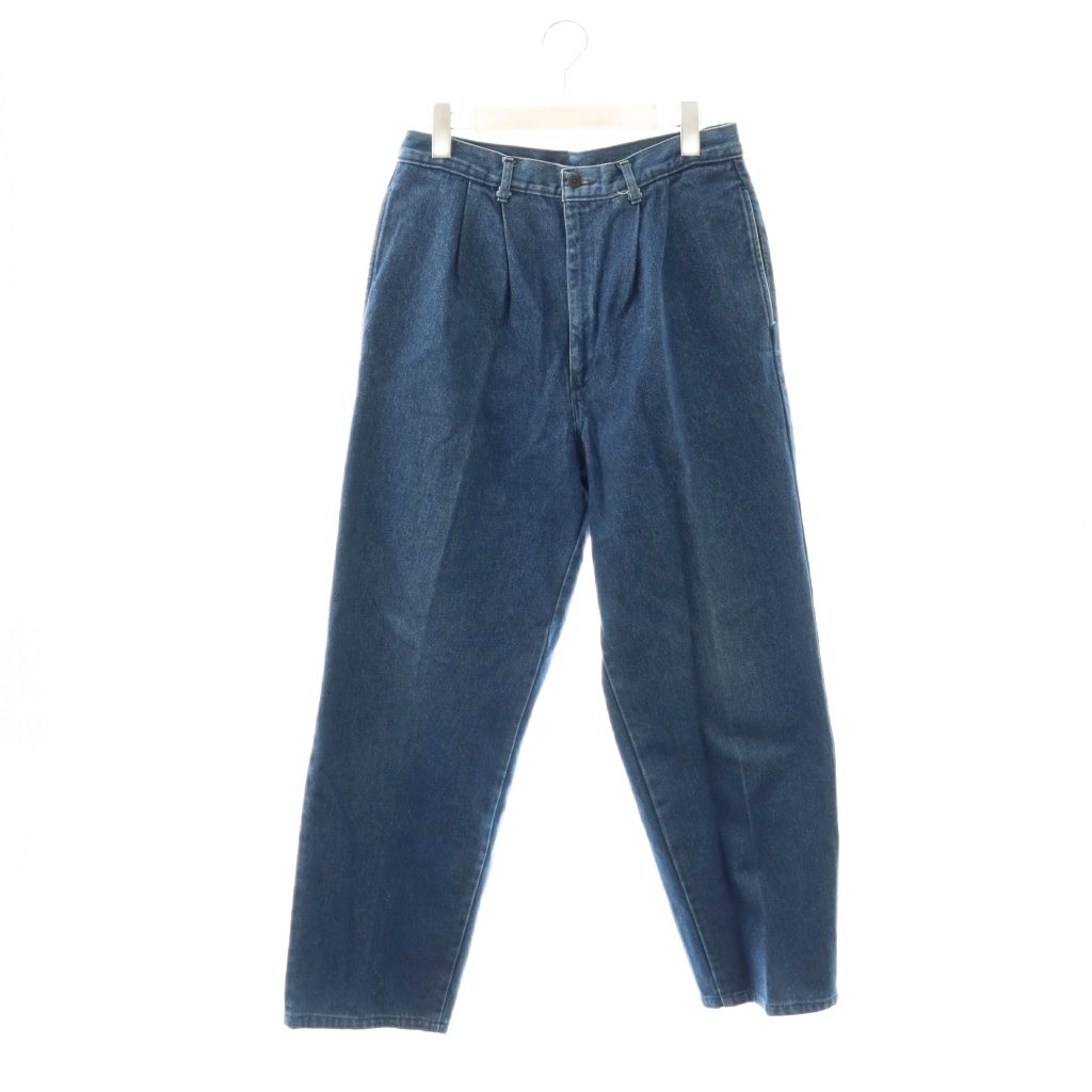 【中古】リバーシティートレーディング River City Trading 80s ヴィンテージ デニムパンツ ツータック USA製 32 インディゴ /DF ■GY35 メンズ 【ベクトル 古着】 260401