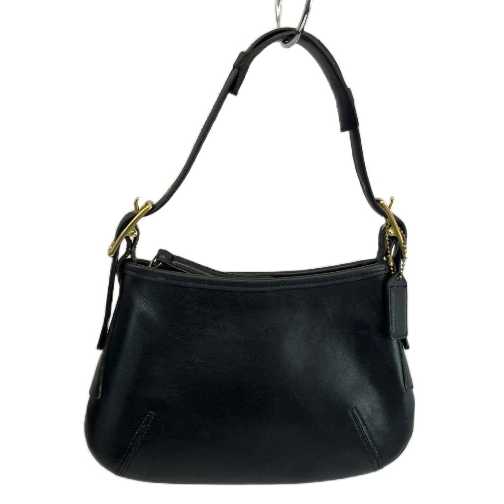 【中古】コーチ COACH オールドコーチ ハンドバッグ ワンショルダー レザー 無地 黒 ブラック 9211 /XZ ■GY18 レディース 【ベクトル 古着】 260407｜ブランド古着の買取販売ベクトル