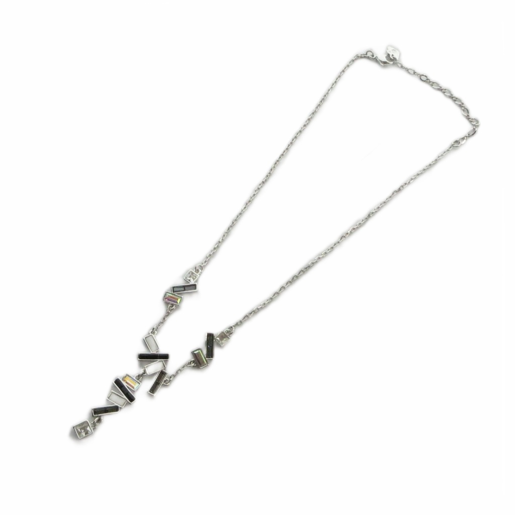 【中古】スワロフスキー SWAROVSKI イナラ ネックレス アクセサリー ラインストーン ロゴ シルバー色 ■GY11 /MQ レディース 【ベクトル 古着】 260330