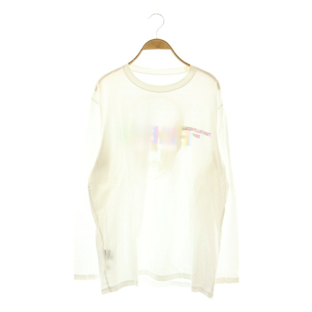 【中古】ルシアンペラフィネ LUCIEN PELLAT-FINET Tシャツ 長袖 長袖 パックプリント スカル L 白 ホワイト /SS ■OS ■GY17 メンズ 【ベクトル 古着】 260329