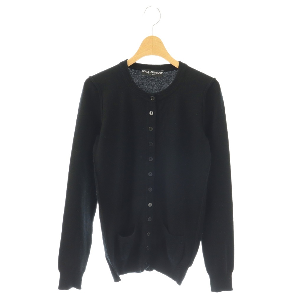 【中古】ドルチェ&ガッバーナ ドルガバ DOLCE&GABBANA カーディガン ニット カシミヤ 38 ブラック /ES ■GY18 レディース 【ベクトル 古着】 260507｜ブランド古着の買取販売ベクトル 11,130円