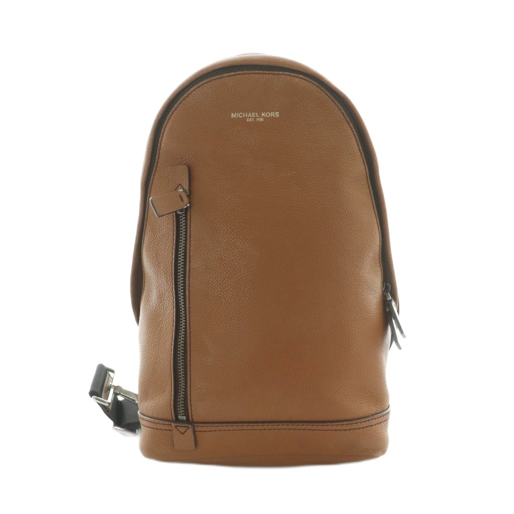 【中古】マイケルコース MICHAEL KORS ボディバッグ ワンショルダー 茶 /MI ■GY18 メンズ 【ベクトル 古着】 260330