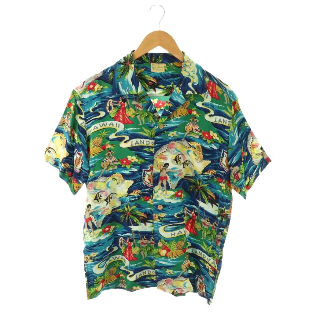 【中古】サンサーフ 東洋 SUN SURF 2015 SPECIAL EDITION LAND OF ALOHA アロハシャツ 半袖 総柄 M マルチカラー SS36984 /DF ■GY40 メンズ 【ベクトル 古着】 260403
