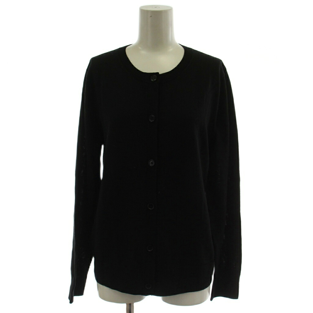 【中古】ドリスヴァンノッテン DRIES VAN NOTEN カーディガン S 黒 ブラック ウール 長袖 ラウンドネック /GG ■GY11 【ベクトル 古着】 260409