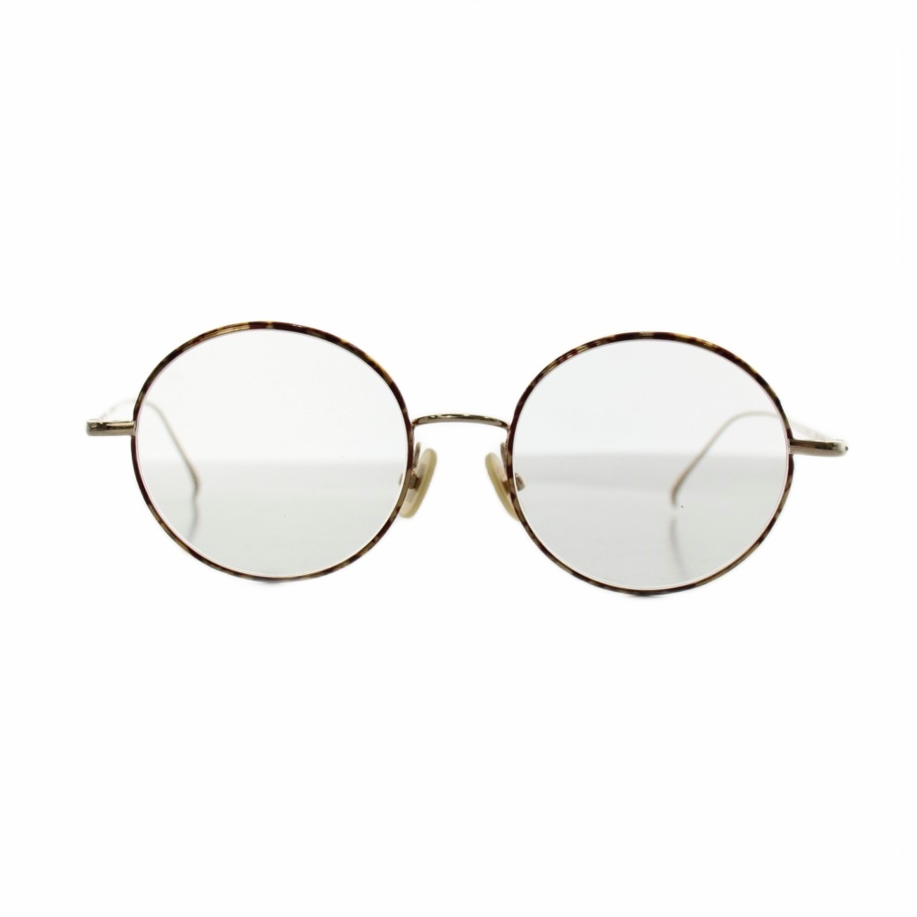 【中古】金子眼鏡 KANEKO OPTICAL 眼鏡 メガネ ラウンド フルリム べっこう柄 チタンフレーム 茶 ブラウン /AN36 メンズ 【ベクトル 古着】 260424｜ブランド古着の買取販売ベクトル