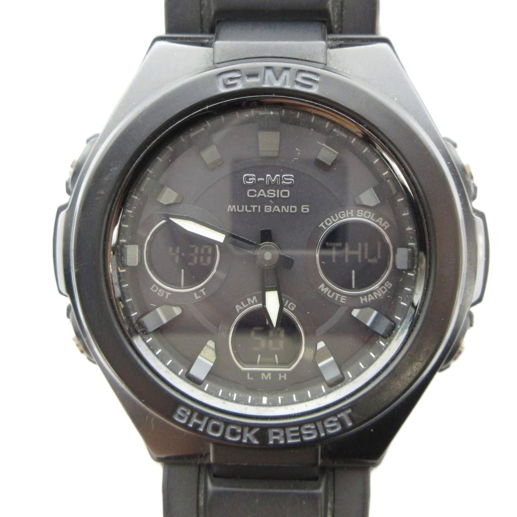 【中古】カシオ CASIO G-MS MSG-W100G ウオッチ ソーラー ご覧なさる アナデジ 暦付き添い人 黒 黒いこと ■GY18 /MQ メンズ 【ベクター 古着】 260502