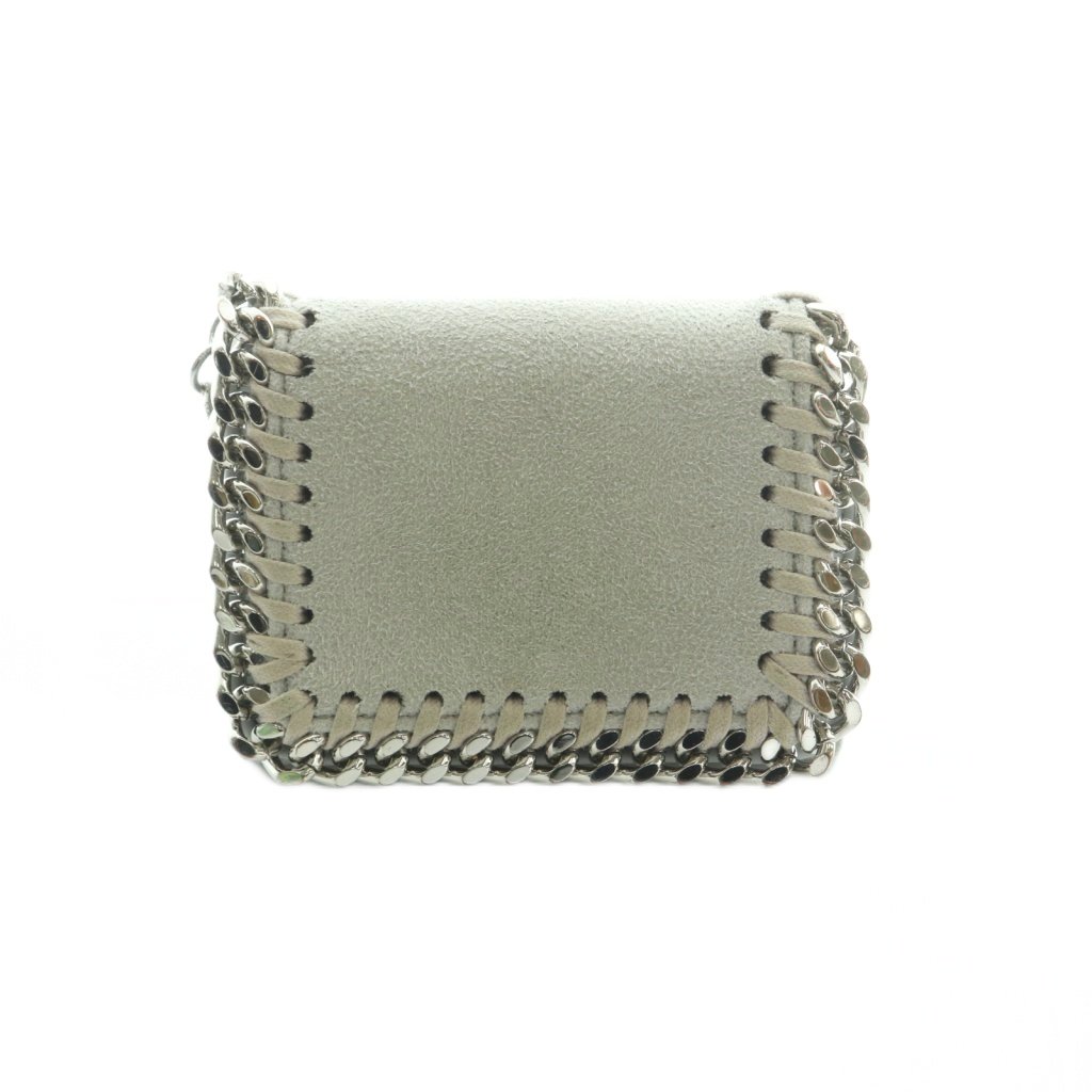 【中古】ステラマッカートニー STELLA McCARTNEY TRIFOLD WALLET ECO SHAGGY DEER W/P ALICE GREY 三つ折り財布 小銭入れ アイスグレー 521371WP0086 /MI ■GY12 レディース 【ベクトル 古着】 260423｜ブランド古着の買取販売ベクトル