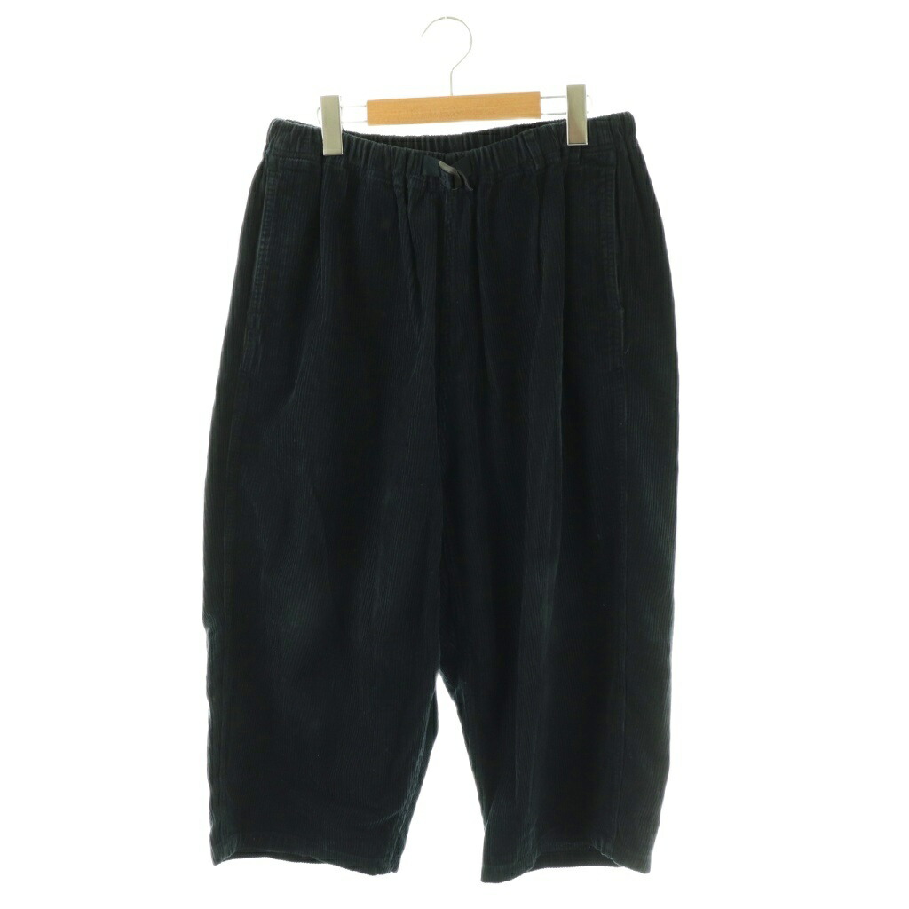 【中古】グラミチ GRAMICCI BEAMS BOY 別注 コーデュロイ バルーンパンツ ワイドパンツ F ネイビー GLP-19F1129 /DF ■GY12 レディース 【ベクトル 古着】 260423