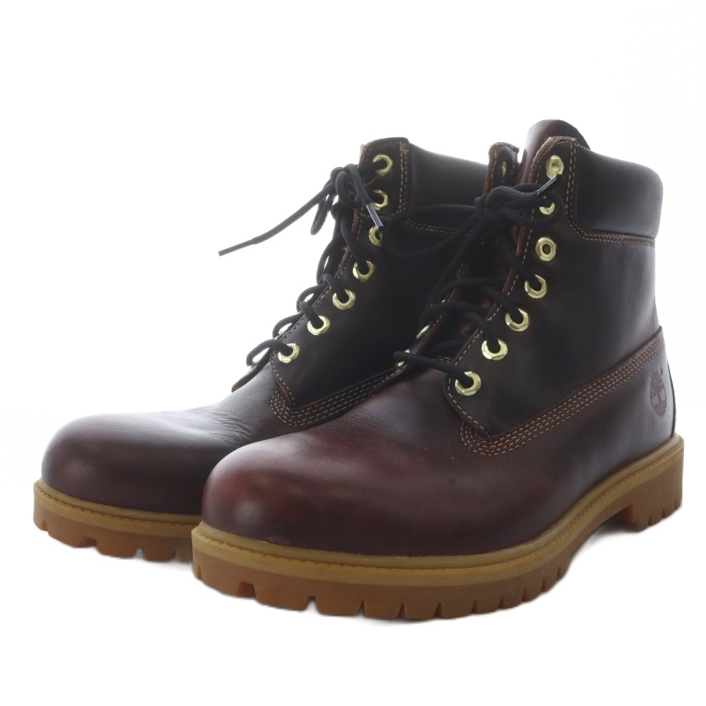 【中古】ティンバーランド Timberland 細工物ブーツ スピード競技引き上げる なめし革 11M 赤銅色 33574 5554 /YO36 ■GY12 メンズ 【ベクター 古着】 260424