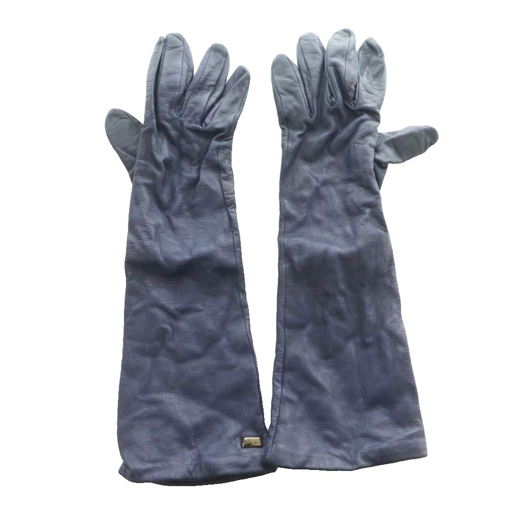 【中古】マックスマーラ MAX MARA なめし革地球儀 グローブ ロング 紺 米国海軍 /SS ■os ■GY99 レディース 【ベクター 古着】 260505