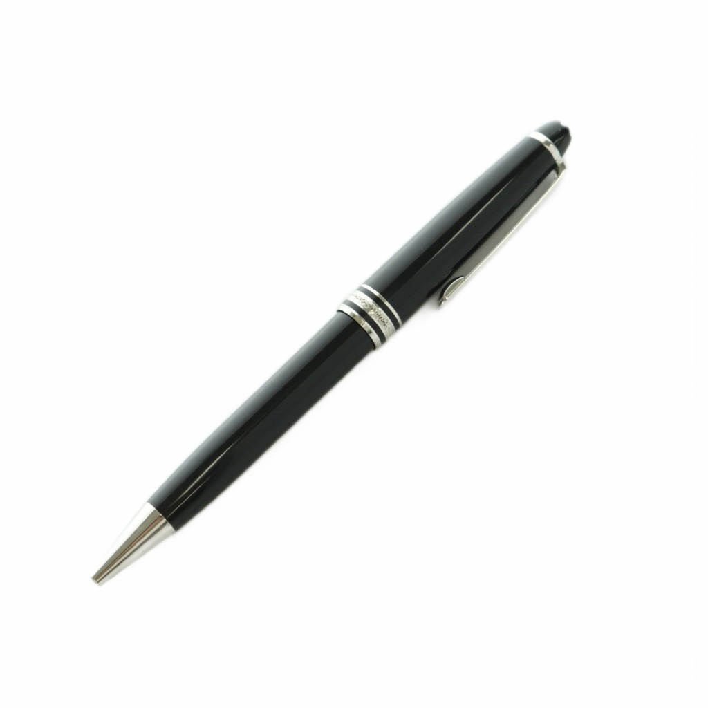 【中古】モンブラン MONT BLANC マイスターシュテュック 古典派音楽 ボールペン 捩じり式 文房具 筆記用具 黒 しろがね色色つや /MI ■GY18 余分の物 【ベクター 古着】 260506
