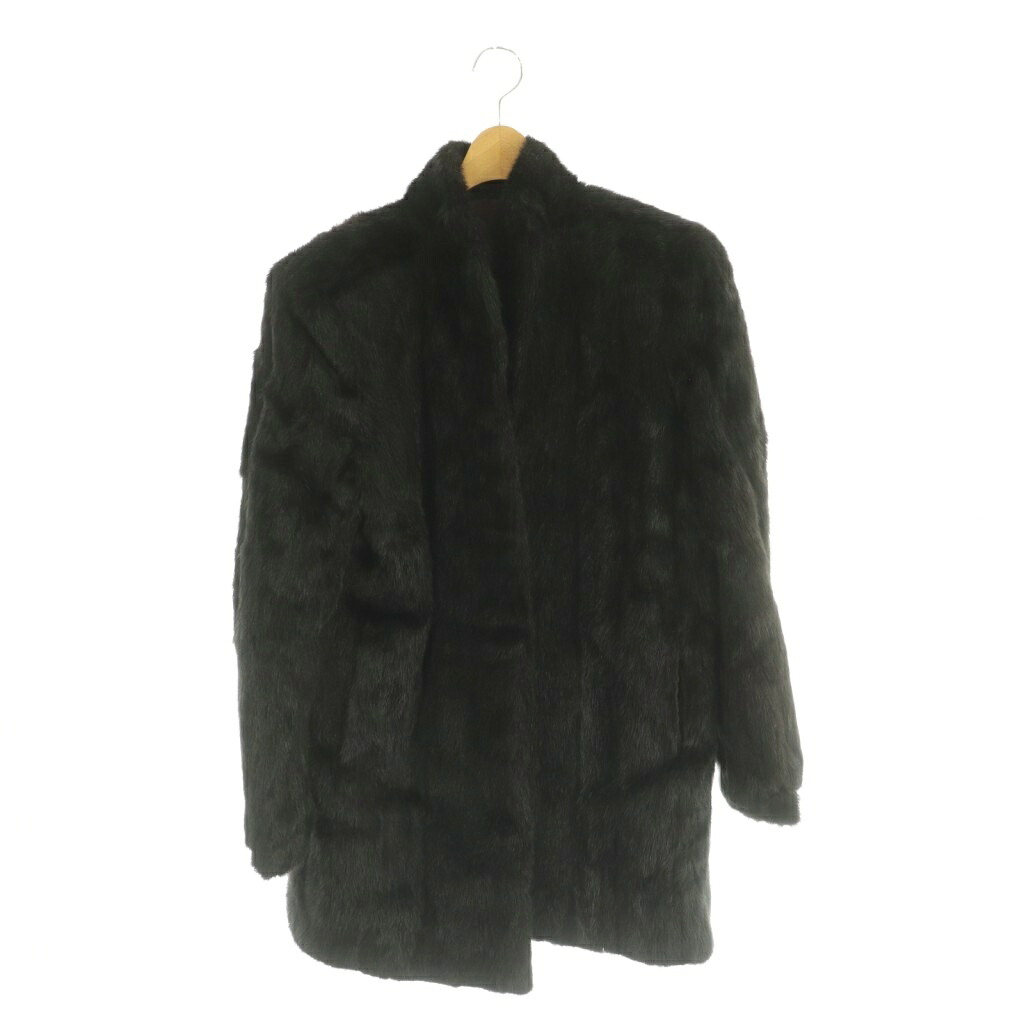 【中古】ノーブランド ファーコート 毛皮 アウター ミンク 黒 /CX ■GY18 レディース 【ベクトル 古着】 260502|ブランド古着の買取販売ベクトル
