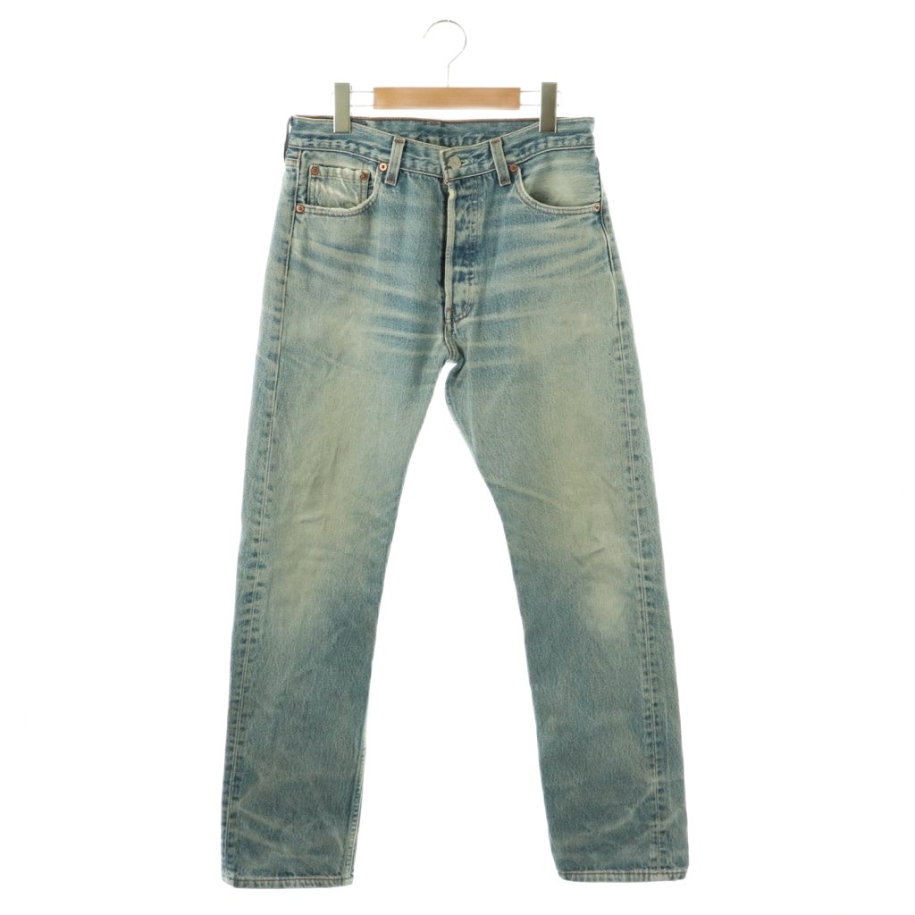 【中古】リーバイス Levi's 501-0000 97年 USA製 デニムパンツ ジーンズ スリム USED加工 W31 L34 ライトブルー /ES ■GY18 メンズ 【ベクトル 古着】 260427|ブランド古着の買取販売ベクトル