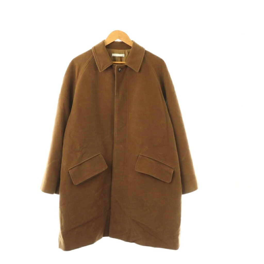【中古】チルトザオーセンティックス tilt the authentics 21AW ステンカラーコート アウター ロング コットン 3 ブラウン CT-01 /CX ■GY28 メンズ 【ベクトル 古着】 260507｜ブランド古着の買取販売ベクトル