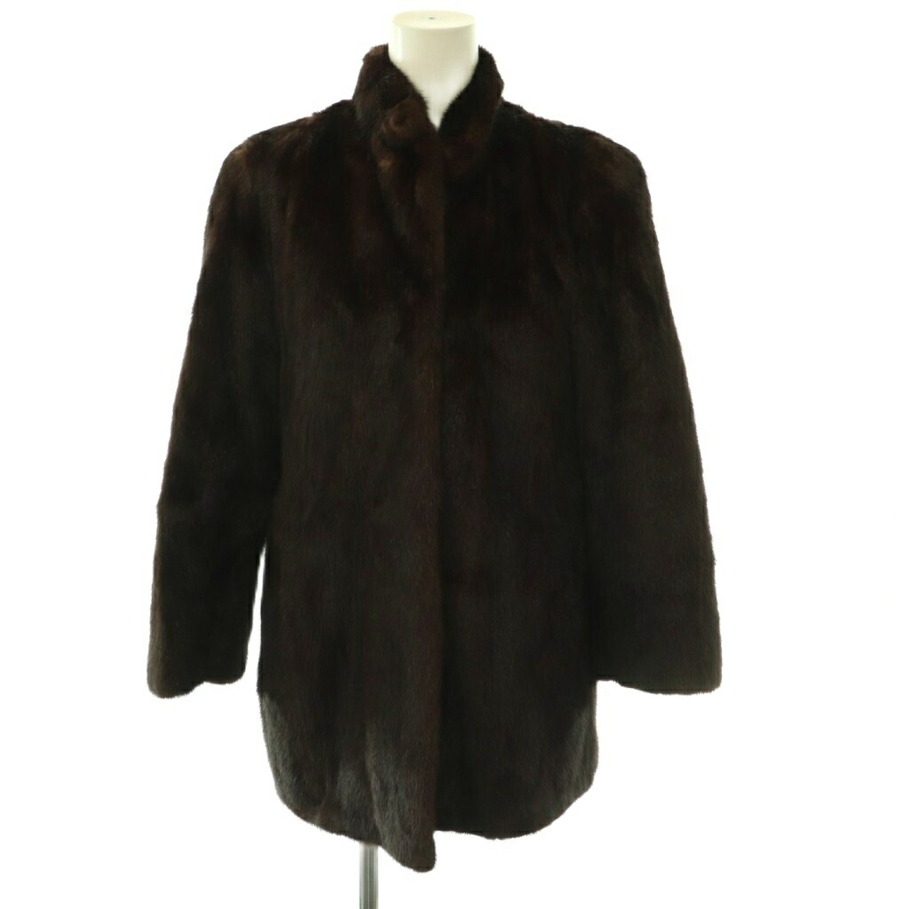 【中古】ナカムラ ファーNakamura fur ファーコート アウター 毛皮 ミンク ハーフ 9 1/2 ブラウン /CX ■GY11 レディース 【ベクトル 古着】 260518|ブランド古着の買取販売ベクトル