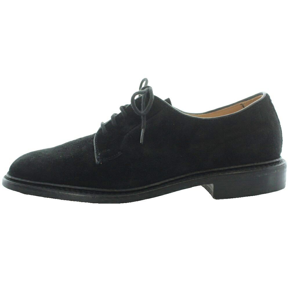【中古】トリッカーズ TRICKER\u0027S Mens Black Suede Derby Shoes ROBERT ロバート スエードクロス ダービーシューズ 革靴 6.5 6 1/2 黒 黒いこと /MW 3616 ■GY18 メンズ 【ベクター 古着】 260505 靴-メンズ靴-ビジネスシューズ