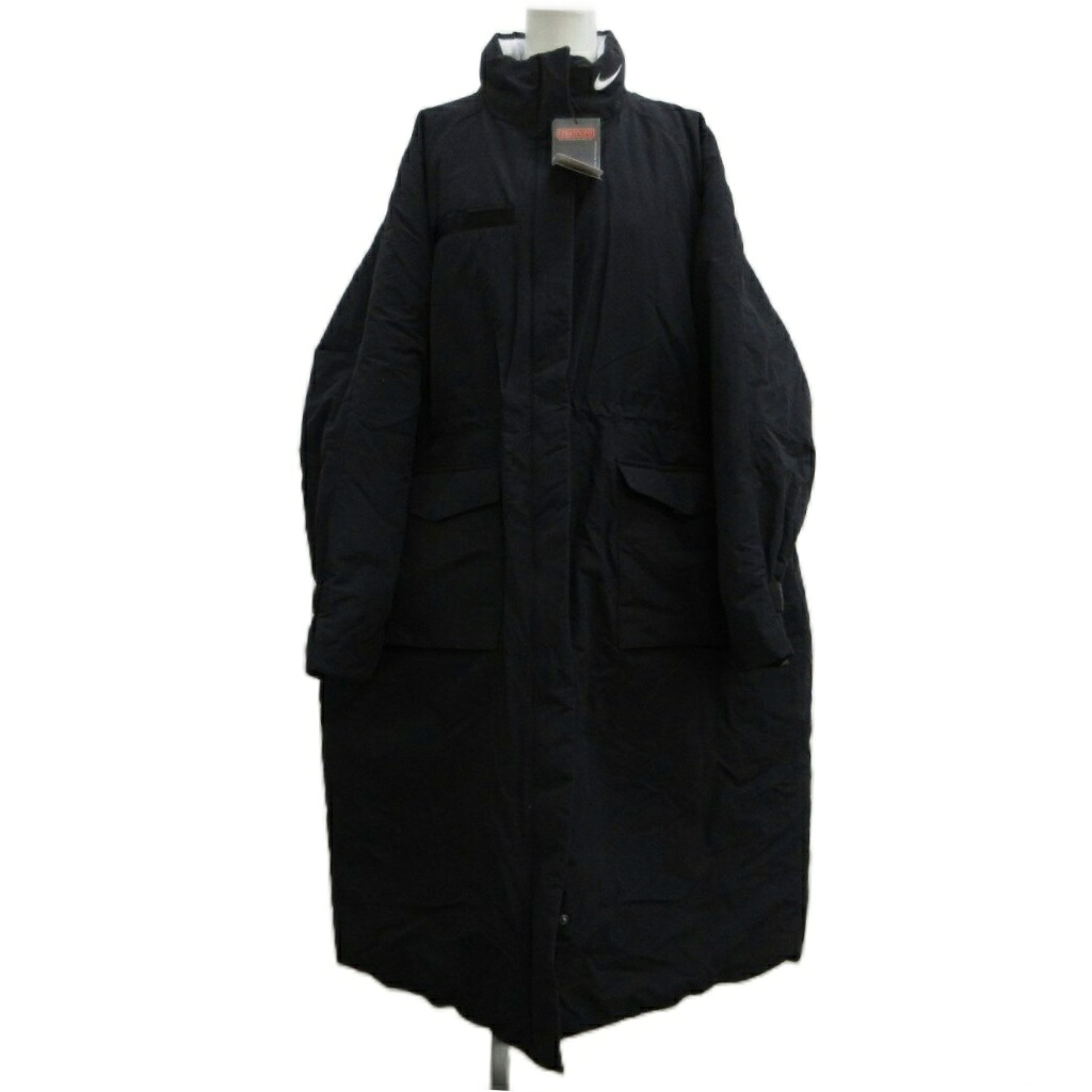 【中古】未使用品 ナイキ NIKE タグ付き WMNS NSW TFRPL REVIVAL FZ L/S PARKA 中綿コート L 黒 ブラック ロング丈 長袖 スタンドカラー DD4651-010 /PP ■GY44 レディース 【ベクトル 古着】 260520|ブランド古着の買取販売ベクトル