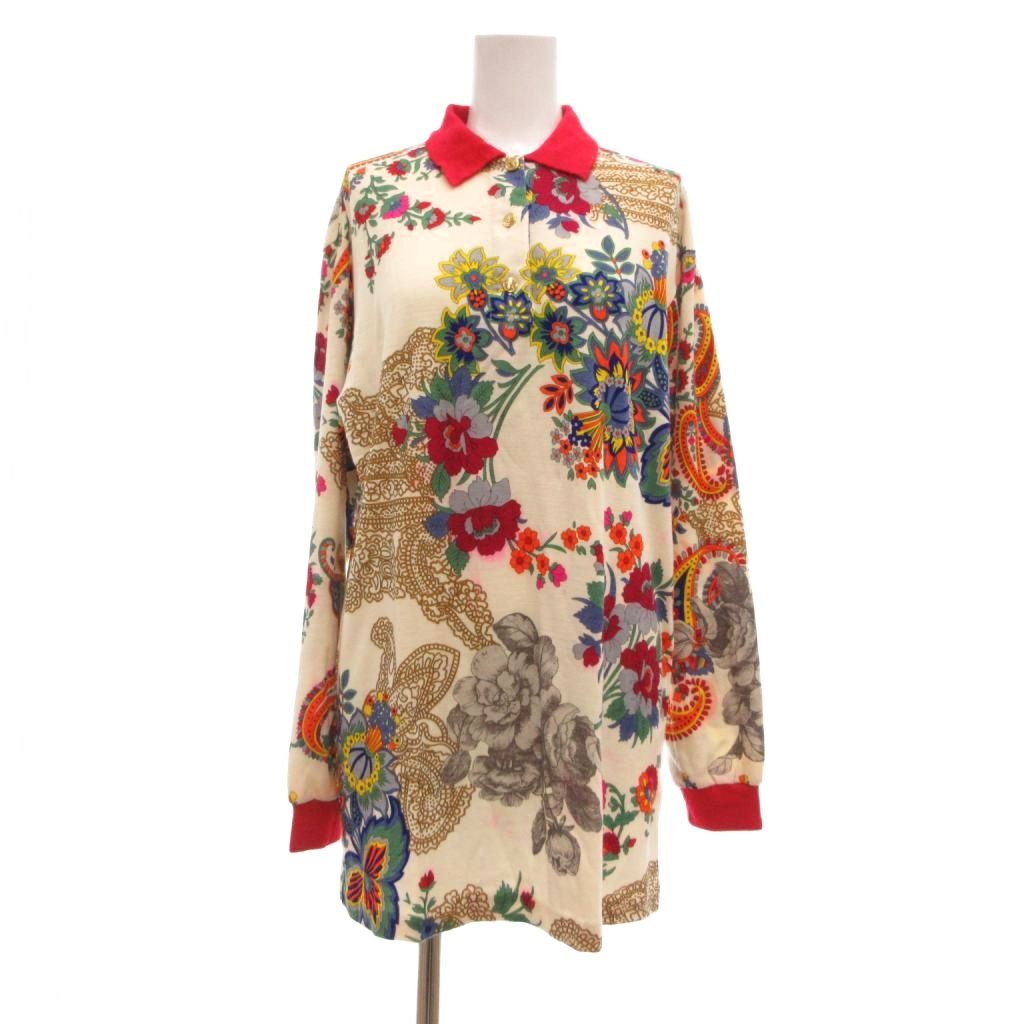 【中古】レオナール LEONARD FASHION 美品 シャツ ブラウス 長袖 花柄 フラワープリント 1 マルチカラー /MG ■GY18 レディース 【ベクトル 古着】 260526|ブランド古着の買取販売ベクトル