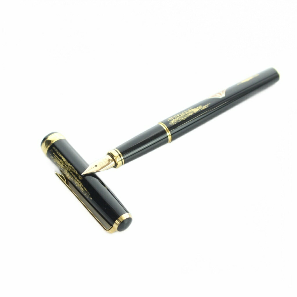 【中古】プラチナ PLATINUM 筆 文房具 筆記用具 書きとどめる未突き止める 書き込み先18K 黒 黒いこと ■GY18 /MQ 余分の物 【ベクター 古着】 260514