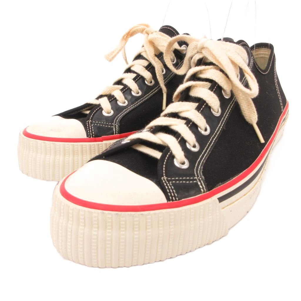 【中古】ダブルワークス DUBBLE WORKS 美品 スニーカー シューズ 置き目とり捨てる 帆布 8 黒 黒いこと 9602 /JS ■GY03 メンズ 【ベクター 古着】 260527