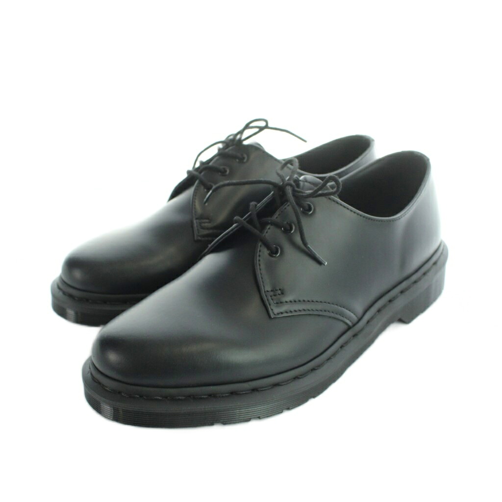 【中古】お医者さんマーチン DR.MARTENS AW006 3大広間 御召しものシューズ 厚底 なめし革 靴 UK8 27糎 黒 黒いこと ■GY50 /MQ メンズ 【ベクター 古着】 260517