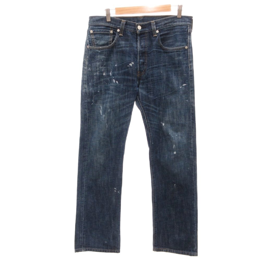 【中古】リーヴァイズジーンズ Levi\u0027s 501XX ジーンズズボン下 デニム 引っ切りない 名取り草飛球 メキシコ合衆国製 32×32 インディゴブルー /JS ■GY50 メンズ 【ベクター 古着】 260529