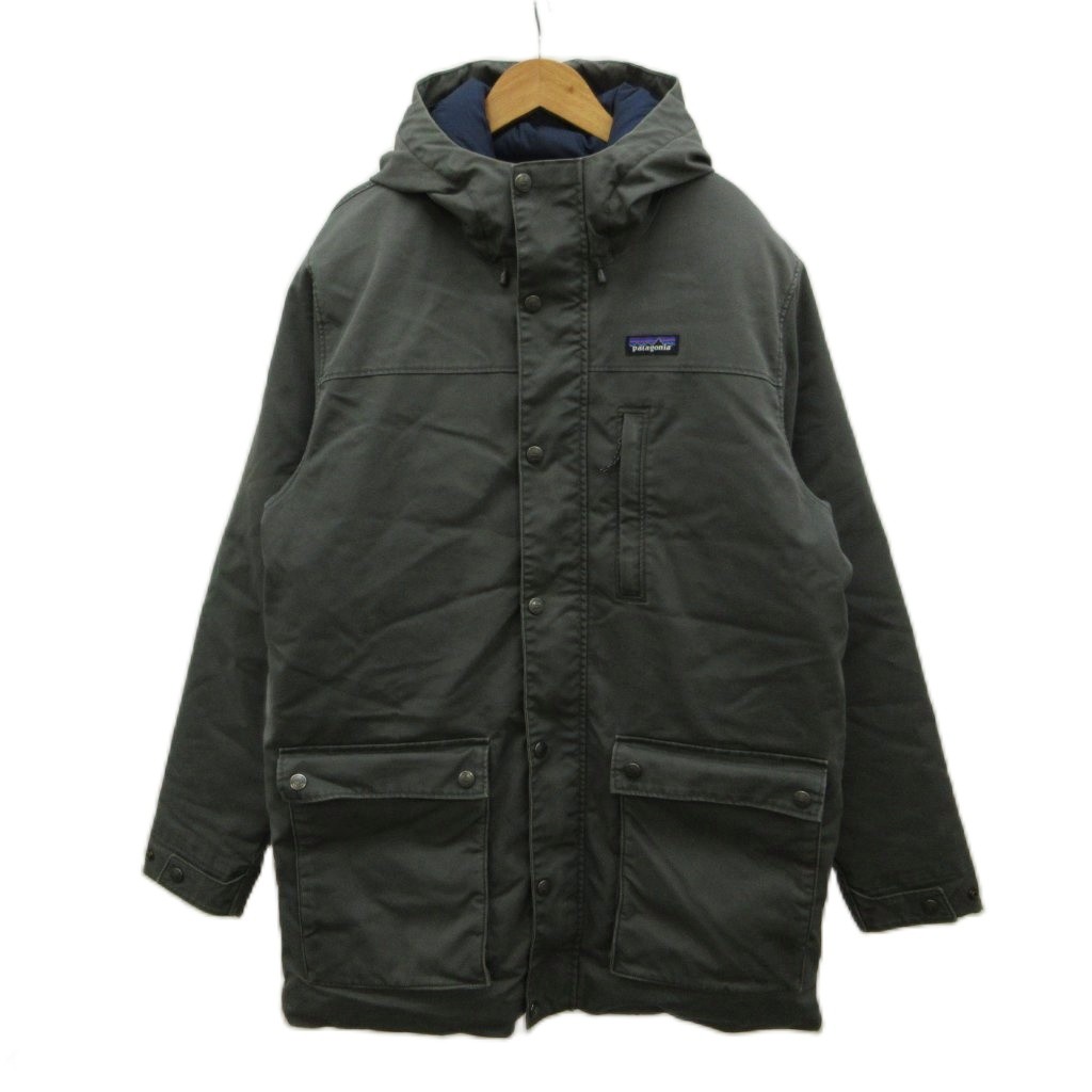 【中古】パタゴニア Patagonia 19AW メープルグローブダウンパーカ Maple Grove Down Parka ジャケット 上着 M グレー 長袖 フード付き フラップポケット 26810FA19 /PP ■GY18 メンズ 【ベクトル 古着】 260527|ブランド古着の買取販売ベクトル