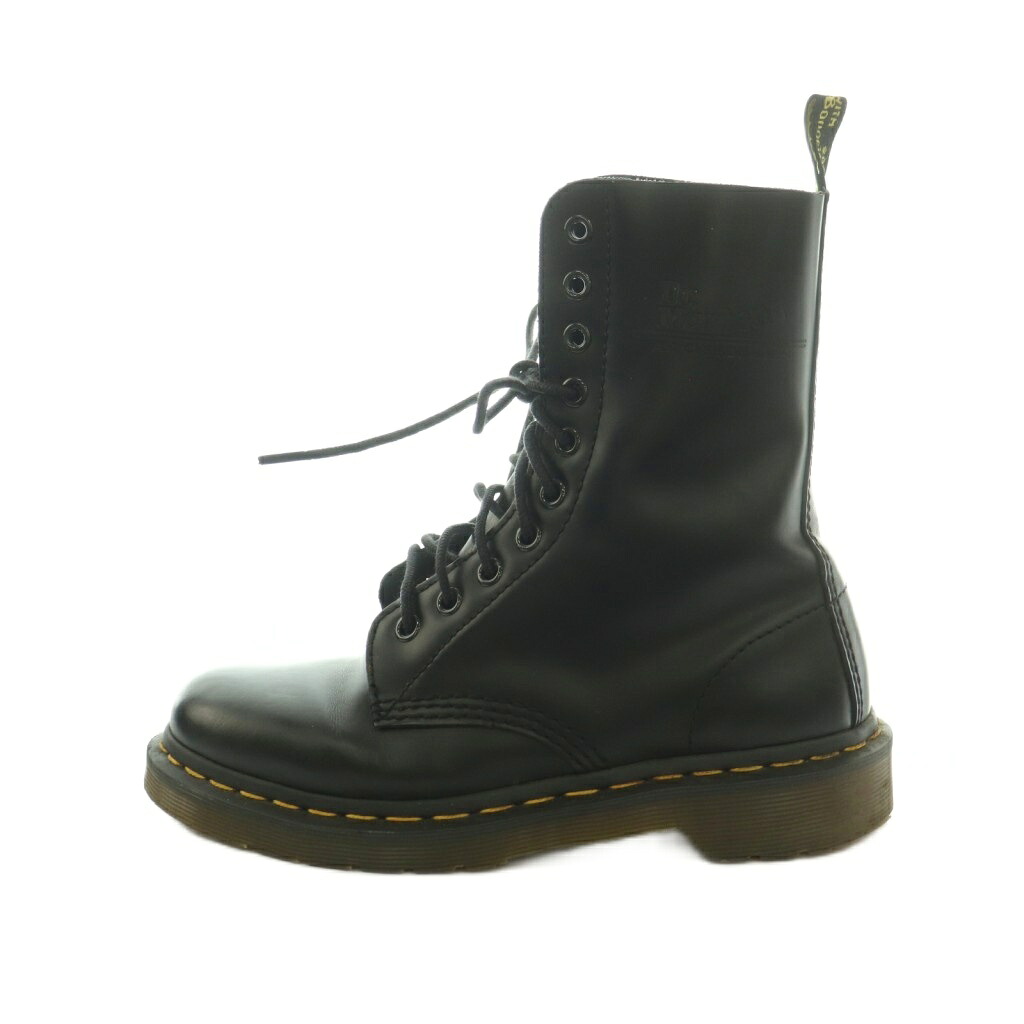【中古】お医者さんマーチン DR.MARTENS 遊撃手ブーツ なめし革 スピード競技引き上げる UK5 USL7 24.0糎 黒 /MI ■GY18 レディース 【ベクター 古着】 260522