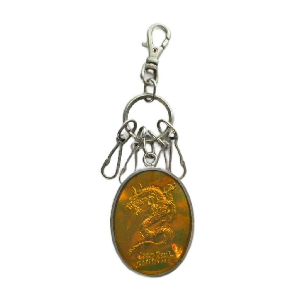 【中古】ジャンポールゴルチエ Jean Paul GAULTIER 足懸かり輪っか キーホルダー 惹きつける 火竜 一皿 しろがね色色 ■GY18 /MQ レディース 【ベクター 古着】 260602