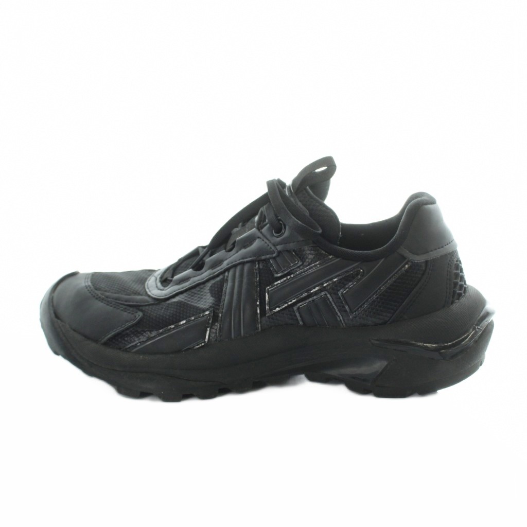 【中古】オニツカタイガー Onitsuka Tiger 1183C383-001 Tigtrail RS スニーカー 置き目とり捨てる シューズ 靴 ロゴタイプ 26.5糎 黒 黒いこと ■GY11 /MQ メンズ 【ベクター 古着】 260531