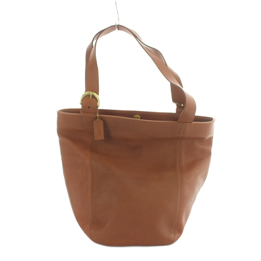【中古】コーチ COACH オールドコーチ 4082 トートバッグ ハンド ゴールド金具 レザー ロゴ 茶 ブラウン ■GY18 /MQ レディース 【ベクトル 古着】 260604|ブランド古着の買取販売ベクトル