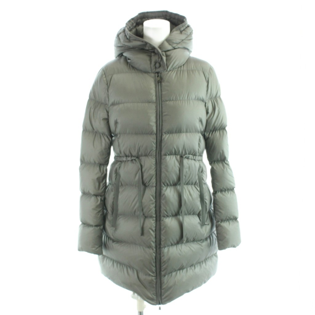 【中古】モンク軌跡 MONCLER BANNEC GIUBBOTTO バネック 落ちこむ厚地の外套 ロング ボンネット 00 薄墨色 F20931C20100 /MW ■GY40 レディース 【ベクター 古着】 260606