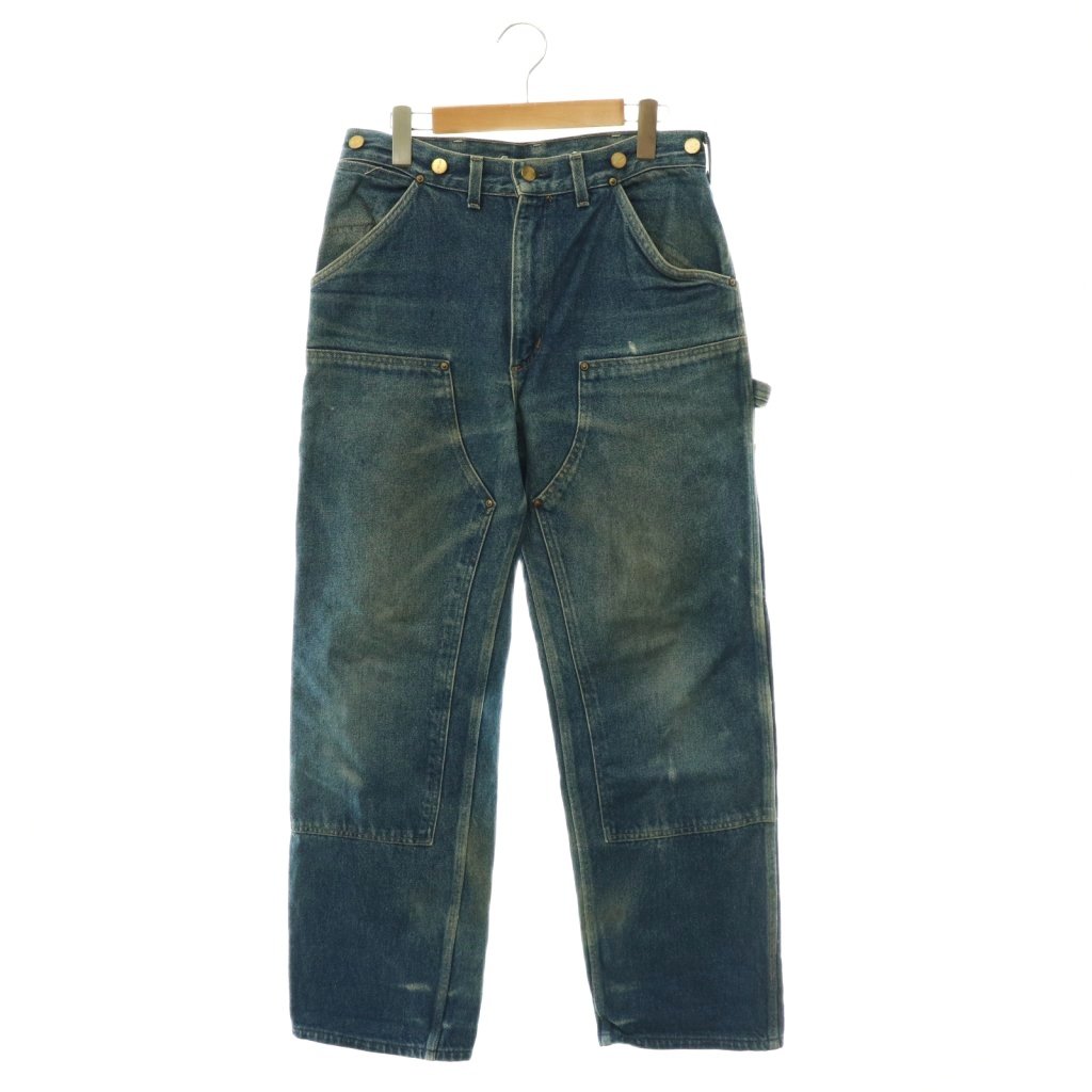 【中古】カーハート carhartt ペインターパンツ ワークパンツ デニム ジーンズ 金ボタン ブルー /ES ■GY01 メンズ 【ベクトル 古着】 260616｜ブランド古着の買取販売ベクトル