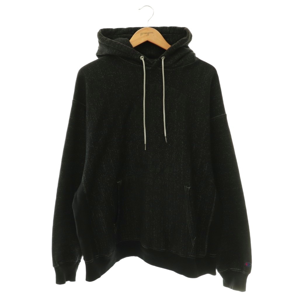 【中古】チャンピオン CHAMPION PREMIUM REVERSE WEAVE パーカー プルオーバー プリント 裏起毛 チャコール /CX ■GY01 メンズ 【ベクトル 古着】 260613｜ブランド古着の買取販売ベクトル