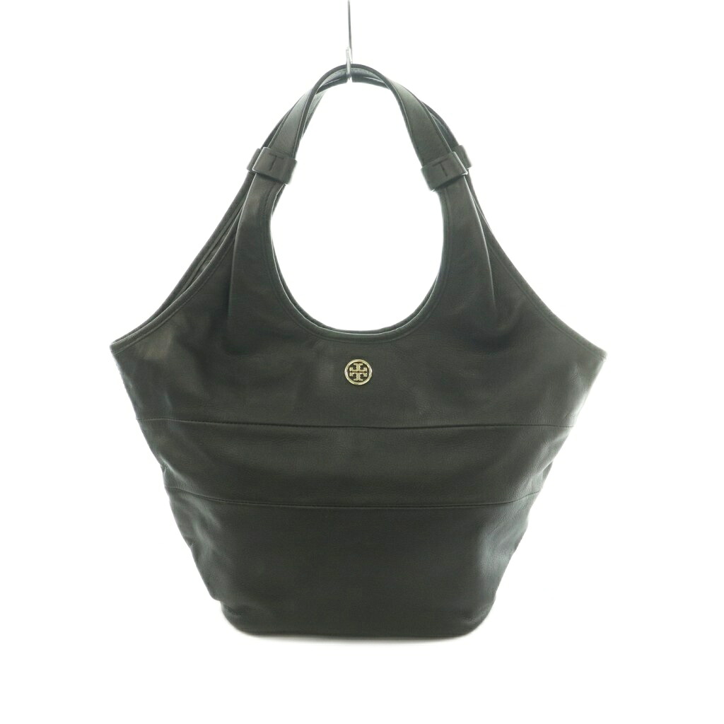 【中古】トリーバーチ TORY BURCH ハンドバック なめし革 黒 黒いこと /MI ■GY18 レディース 【ベクター 古着】 260616