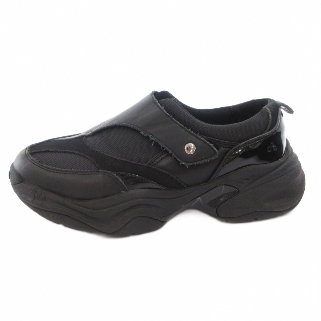 【中古】オーエーオー OAO SHELL スニーカー シューズ ローカット Vibram ビブラムソール 厚底 27 黒 ブラック /FF ■GY69 メンズ 【ベクトル 古着】 260703|ブランド古着の買取販売ベクトル