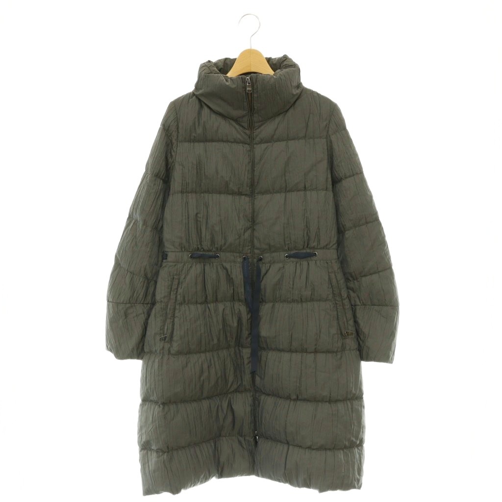 【中古】アルマーニ コレツィオーニ ARMANI COLLEZIONI ダウンコート ジップアップ アウター ロング 42 グレー /HS ■GY18 レディース 【ベクトル 古着】 260629｜ブランド古着の買取販売ベクトル