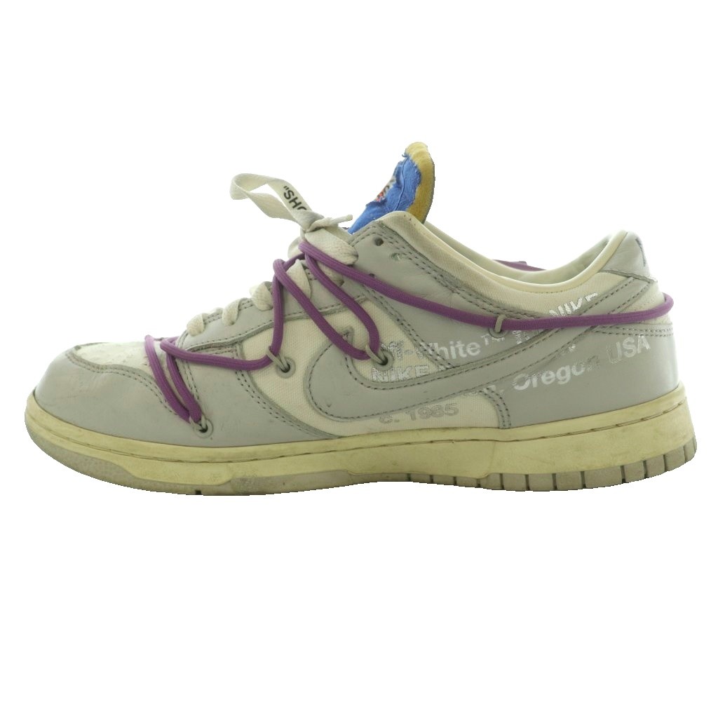【中古】ナイキ NIKE &times; Off-White ダンク ロー 1 of 50 ロット48 Dunk Low 1 of 50 Lot.48 スニーカー US10.5 28.5cm グレー 白 ホワイト DM1602-107 /SS ■OS ■GY18 メンズ 【ベクトル 古着】 260627｜ブランド古着の買取販売ベクトル