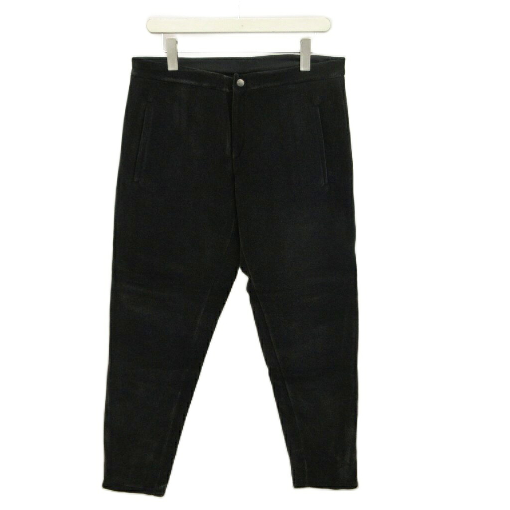 【中古】エンポリオアルマーニ EMPORIO ARMANI ベロアイージーテーパードパンツ ボトムス M 黒 ブラック ベロア 無地 /SH ■GY19 メンズ 【ベクトル 古着】 260714｜ブランド古着の買取販売ベクトル