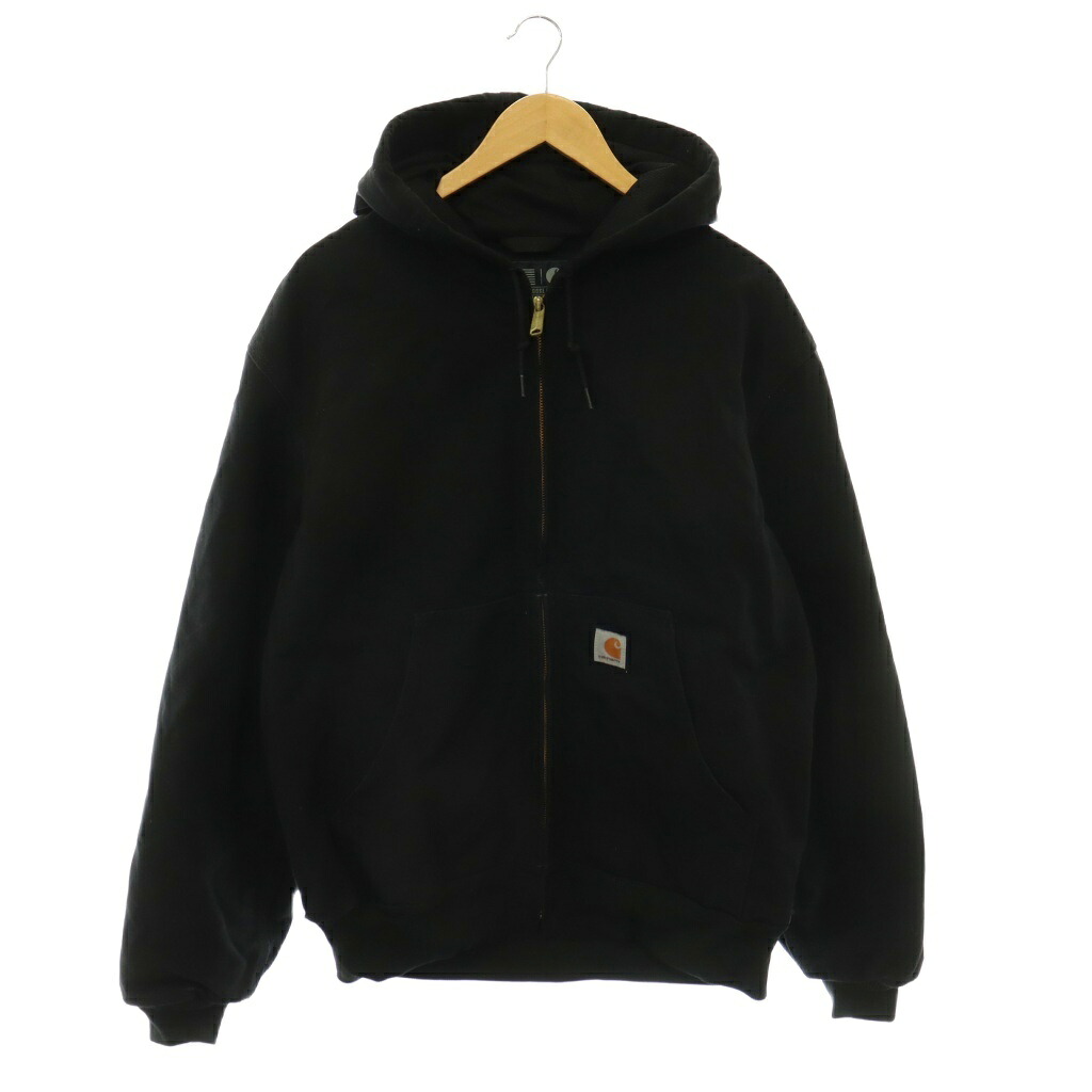 【中古】カーハート carhartt アクティブジャケット ブルゾン ジップアップ フーディ L 黒 ブラック oj0131-m /CX ■GY01 メンズ 【ベクトル 古着】 260714|ブランド古着の買取販売ベクトル