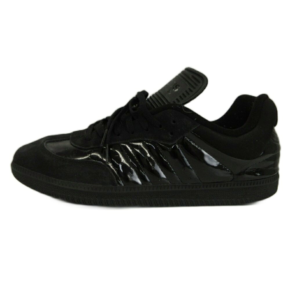 【中古】アディダスオリジナルス adidas originals サンバ コアブラック Samba Core Black &times; ディンユー チャン Dingyun Zhang スニーカー スエード エナメル ローカット US7.5 25.5cm 黒 ブラック IE3176 /XZ ■GY73 メンズ 【ベクトル 古着】 260718｜ブランド古着の買取販売ベクトル